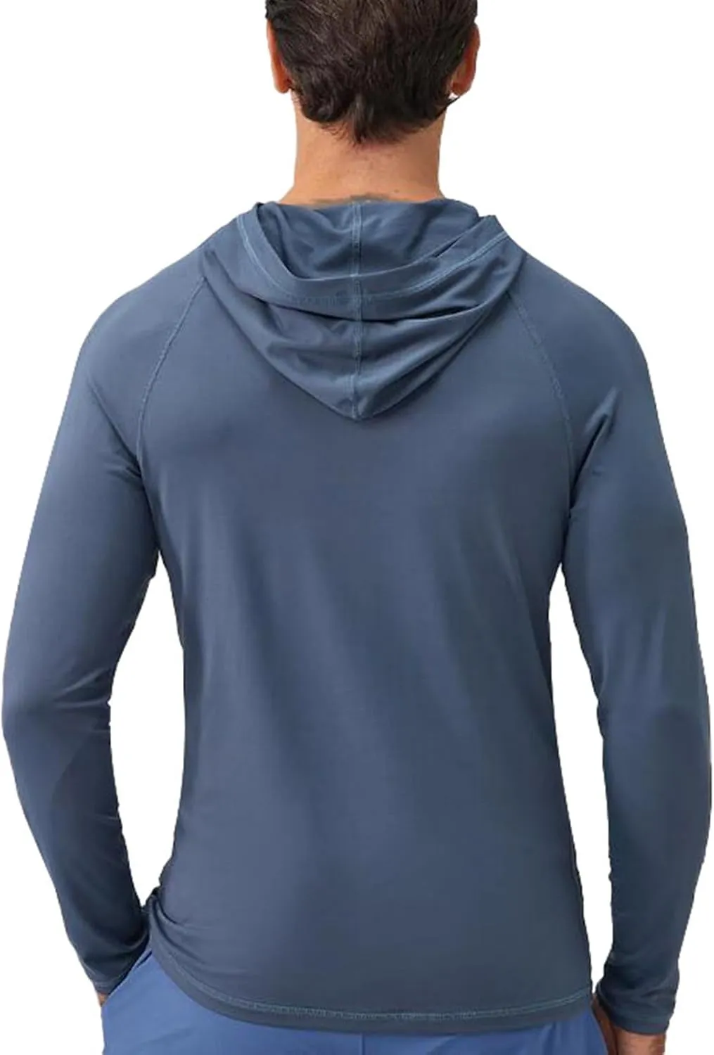 2025 Men's Sports Hoodie Hooded Absorption Quick Drying Fitness Jacket Slim Running Training Long Sleeve