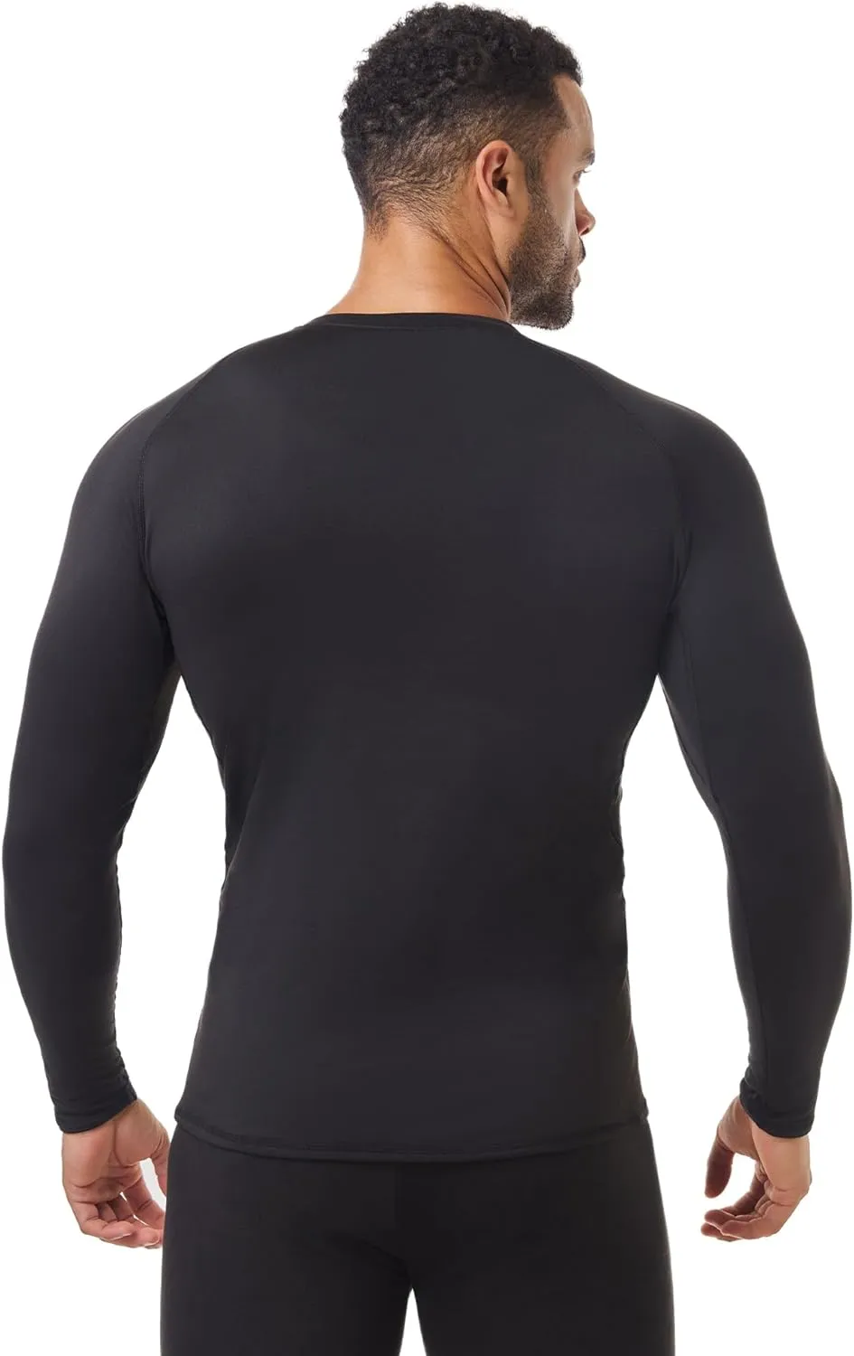 3 Pack Men's Thermal Underwear Shirts Compression Fleece Lined Long Sleeve Athletic Base Layer Cold Weather
