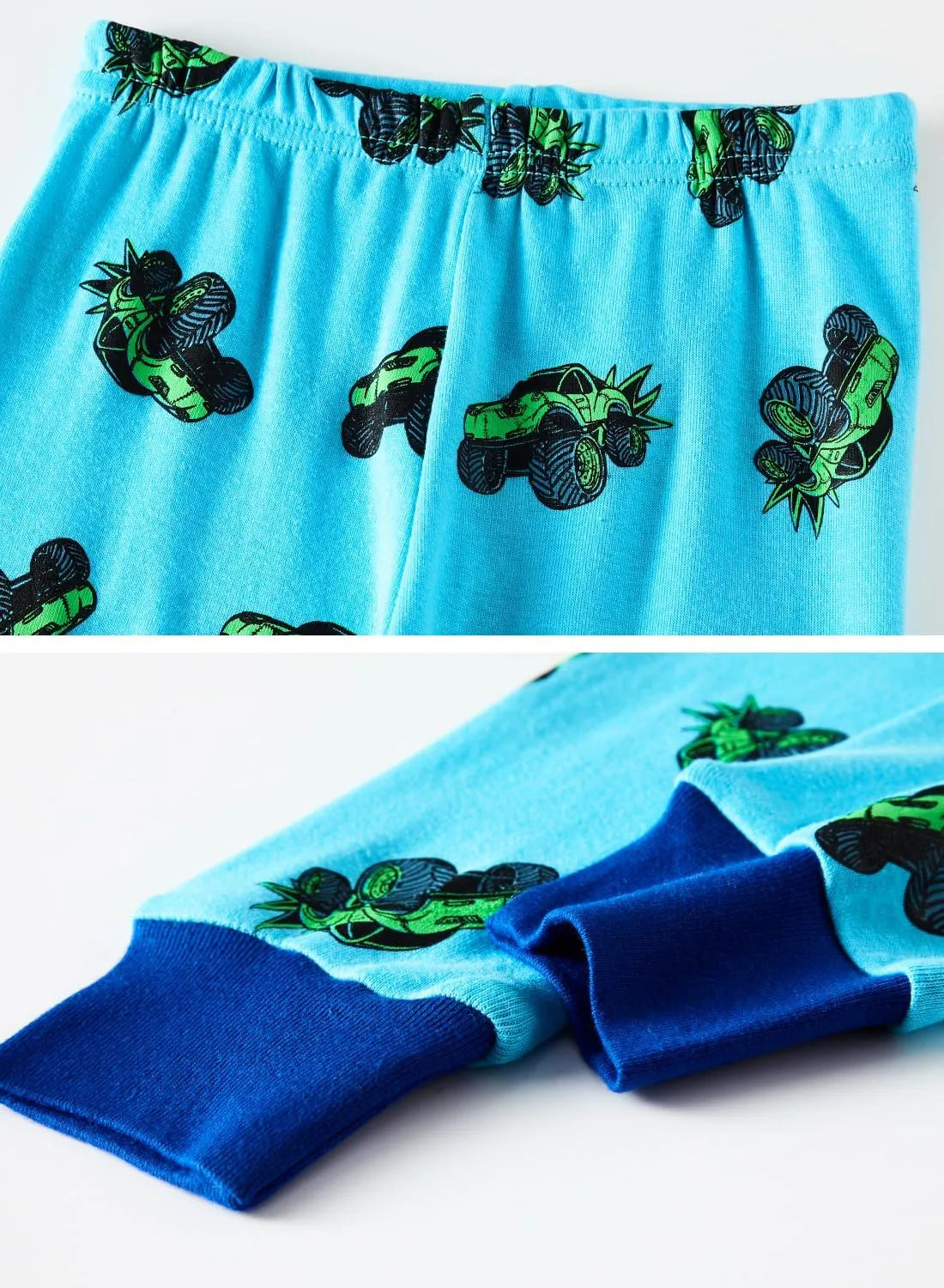 4 Pieces Boys Pajamas Toddler Boys Long Sleeve Cotton Pjs Kids Sleepwear Sets 24Months-12Years