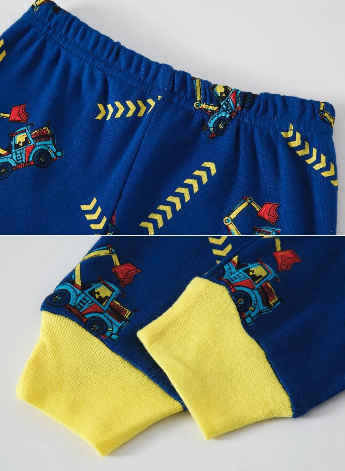 4 Pieces Boys Pajamas Toddler Boys Long Sleeve Cotton Pjs Kids Sleepwear Sets 24Months-12Years
