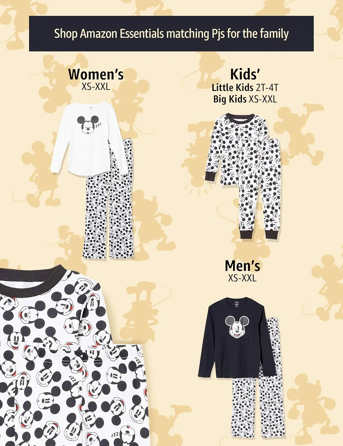 Amazon Essentials Disney | Marvel | Star Wars Boys and Toddlers' Snug-Fit Cotton Pajama Sleepwear Sets, Multipacks
