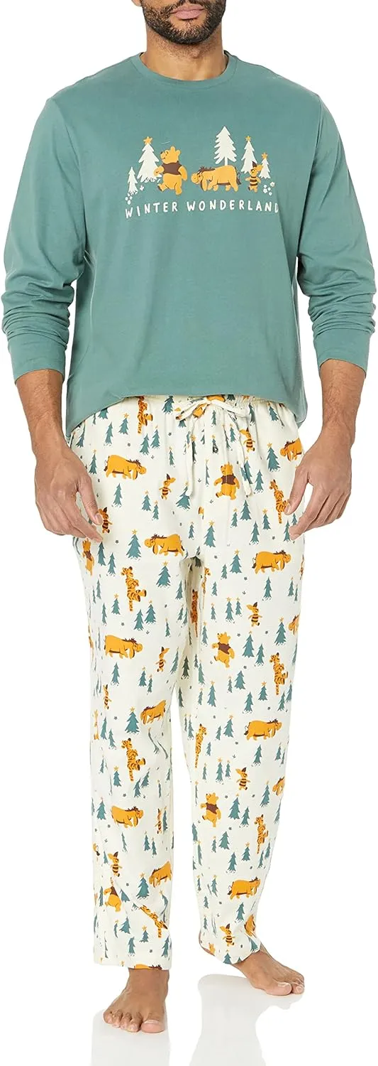 Amazon Essentials Disney | Marvel | Star Wars Men's Flannel Pajama Sleep Sets