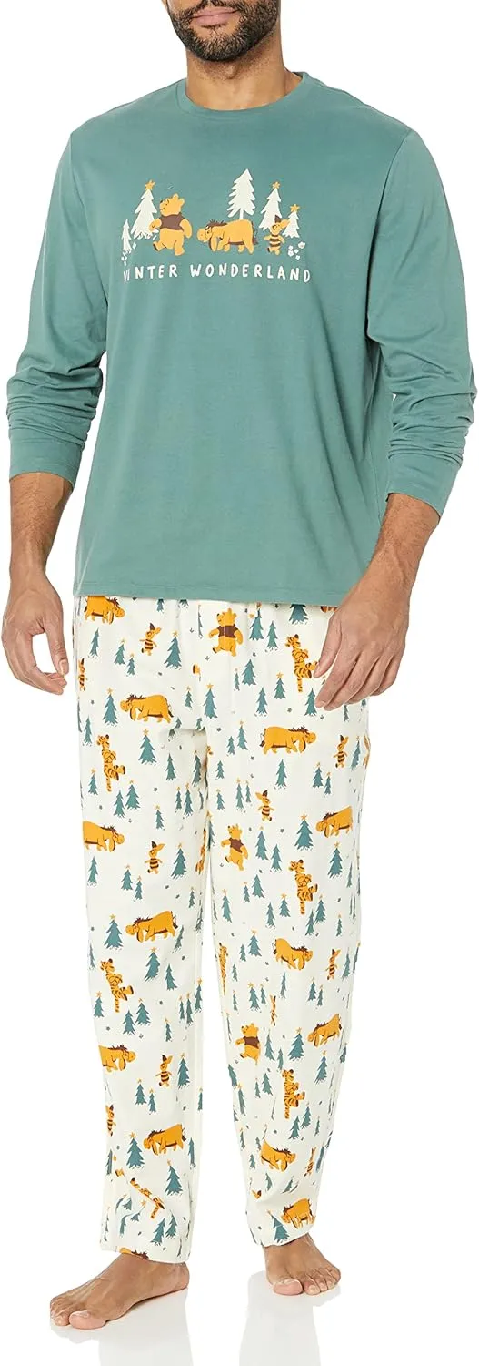 Amazon Essentials Disney | Marvel | Star Wars Men's Flannel Pajama Sleep Sets