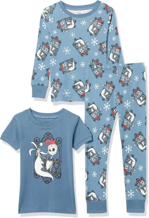 Amazon Essentials Disney | Marvel | Star Wars Unisex Kids' Snug-Fit Cotton Pajamas
