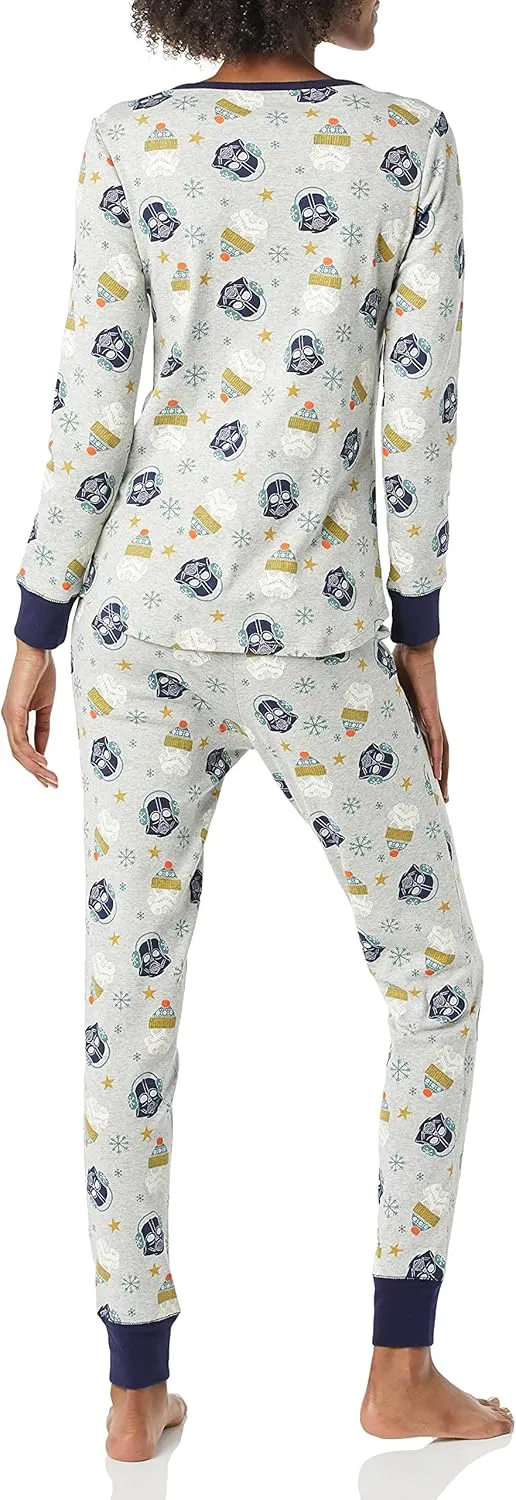 Amazon Essentials Disney | Marvel | Star Wars Women's Snug-Fit Cotton Pajama Sleepwear Sets