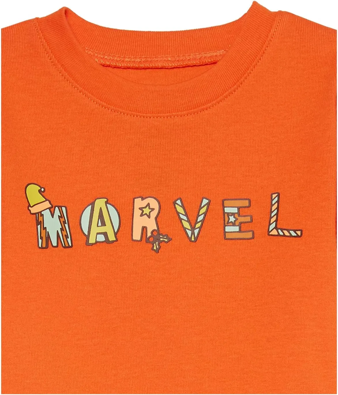 Amazon Essentials Marvel Boys and Toddlers' Snug-Fit Pajama Sleep Sets, 3-Piece