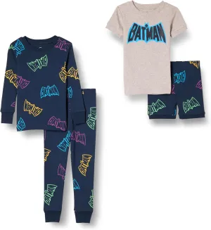 Amazon Essentials Unisex Babies, Toddlers and Kids' Snug-Fit Cotton Pajama Sleepwear Sets
