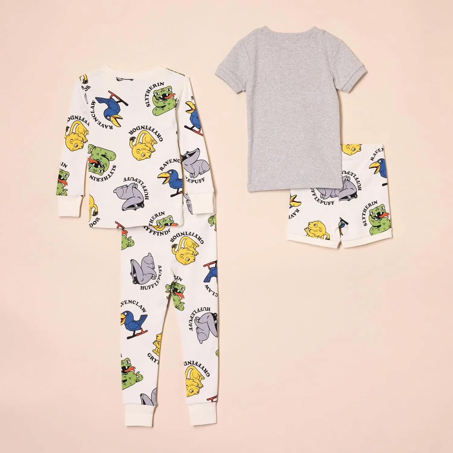 Amazon Essentials Unisex Babies, Toddlers and Kids' Snug-Fit Cotton Pajama Sleepwear Sets