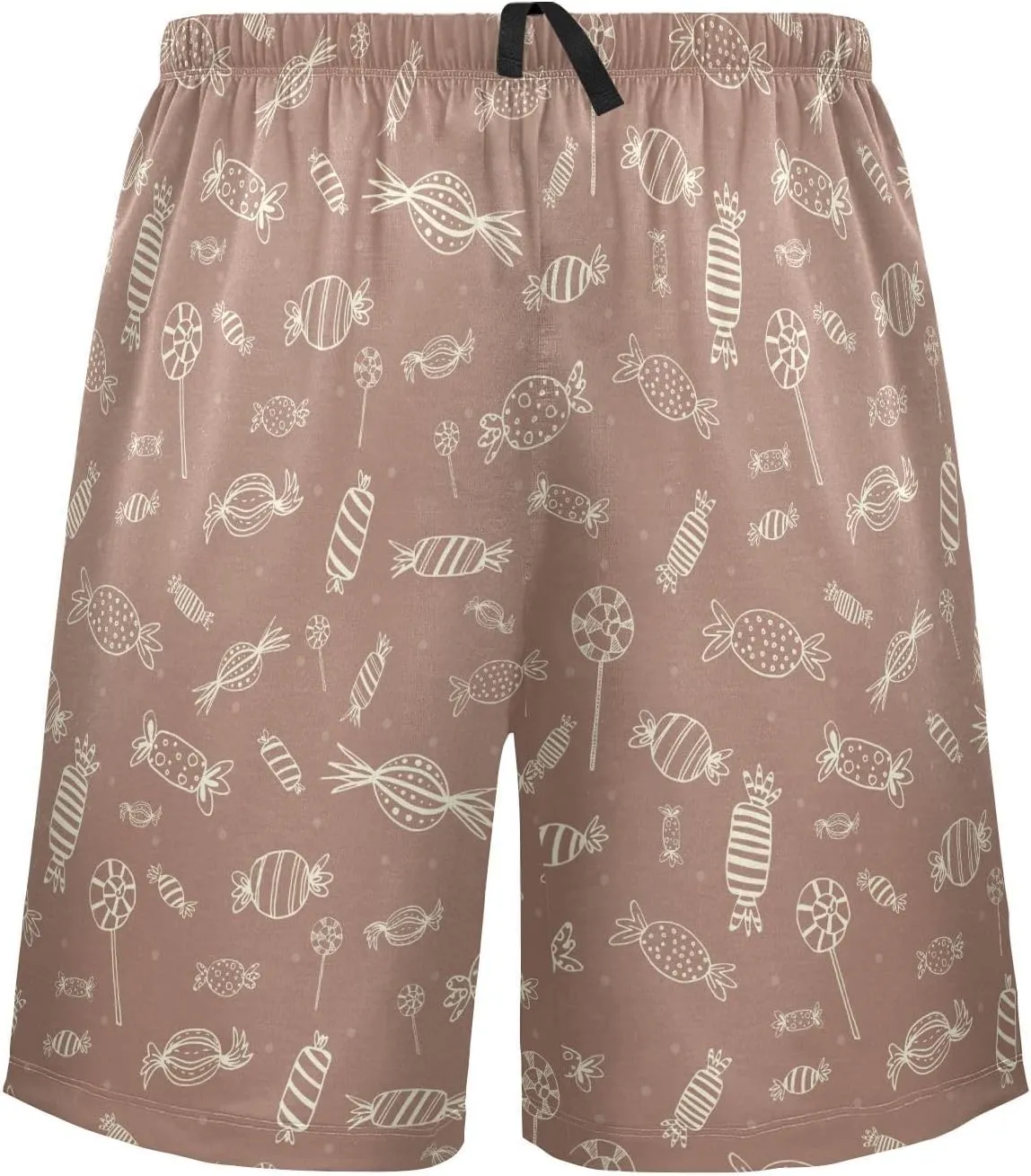 Aslsiy Men's Pajama Shorts Pajama Bottoms Summer Sleep Shorts Lounge PJ Pants