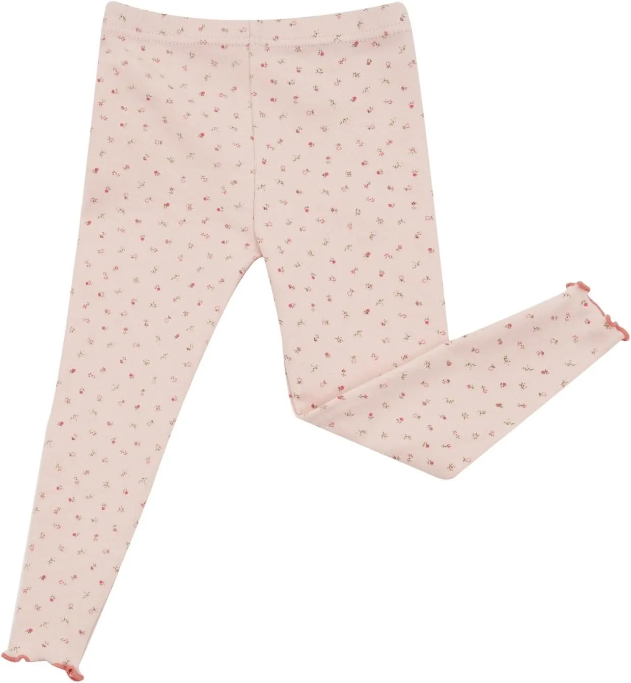 AVAUMA Baby Boy Girl Pajama Set 6M-7T Kids Cute Toddler Snug fit Flower Pattern Design Pjs Cotton Sleepwear Ruffled Shirring