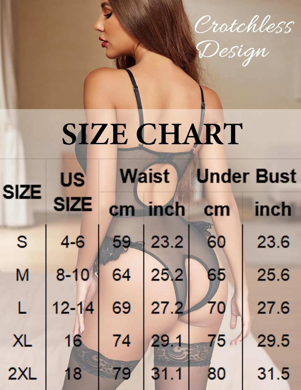 Avidlove Lace Bodysuit Lingerie for Women Sexy Garter Lingerie Set Teddy Lingerie