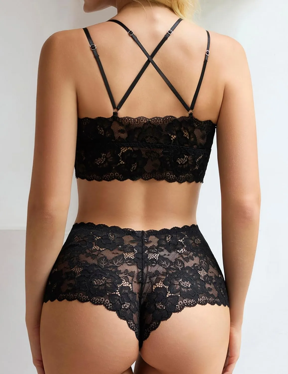 Avidlove Sexy Lingerie Set for Women Lace Bra and Panty Set 2 Piece Lingerie Set Exotic Lingerie Sets