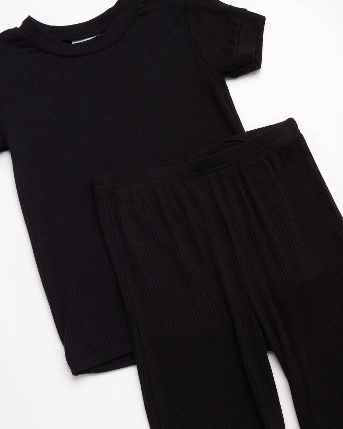 Baby Boys' Pajama Set - 8 Piece Rib Knit Sleepwear Shirt and Pajama Shorts (12M-7)