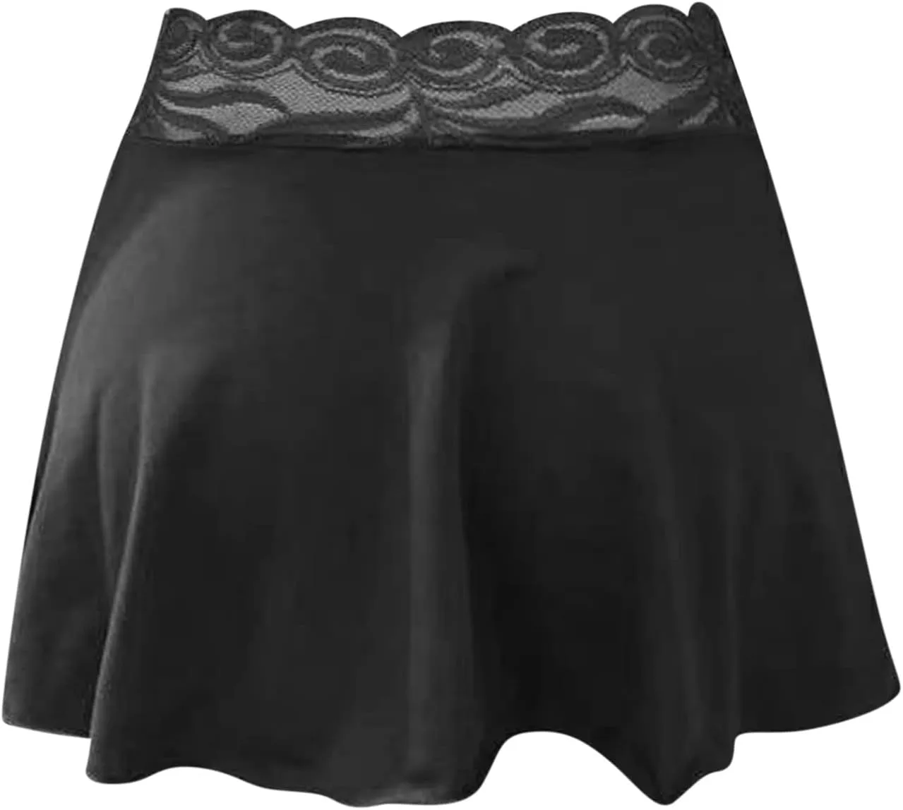 babydoll lingerie for women Mini Pleated Skirts for Women Mini Plaid Skirt Short Skirts a Line Skater Skirt for Lingerie Schoolgirl corset lingerie, XX-Large, Zmc-black