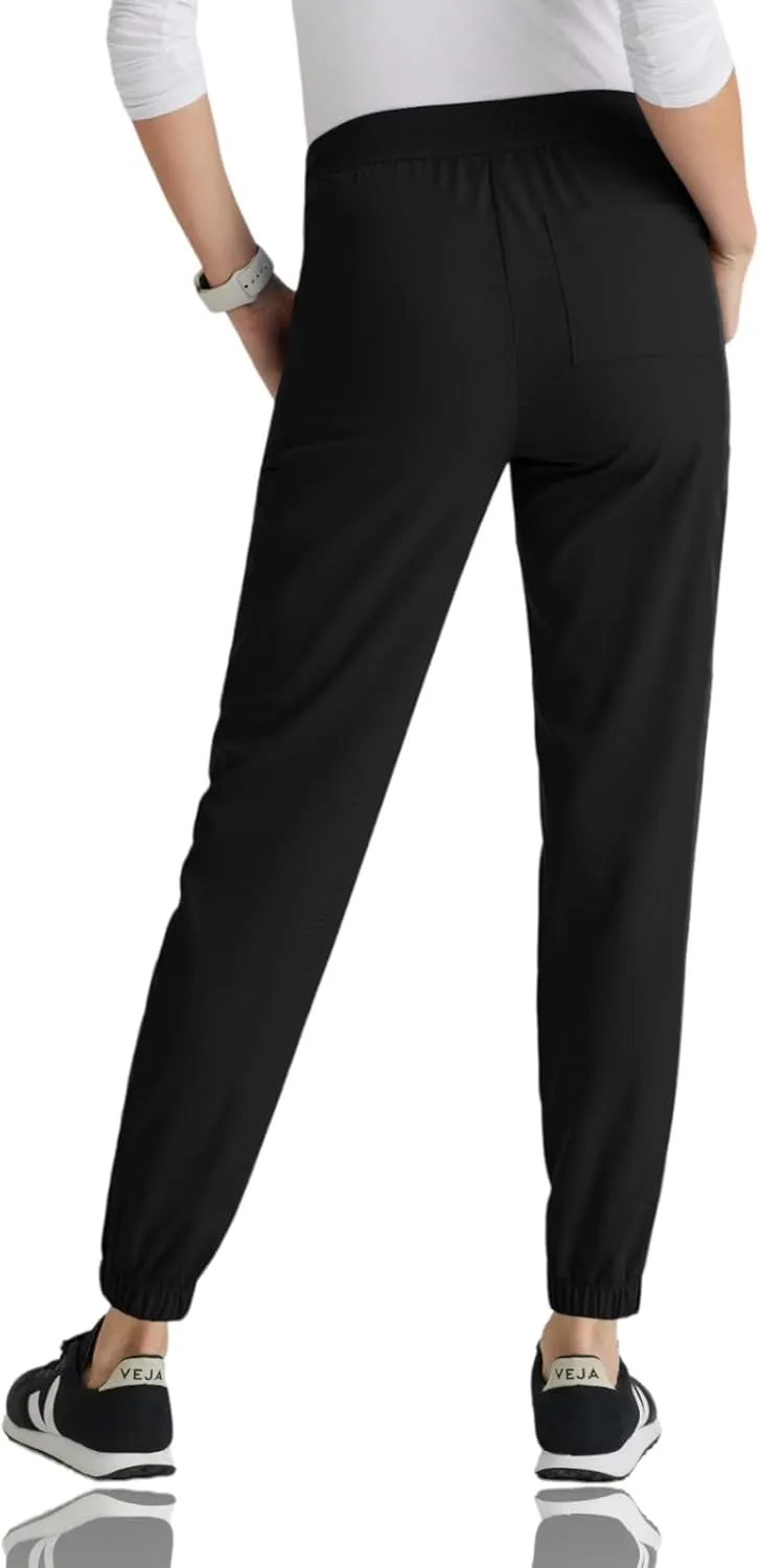 BARCO Grey's Anatomy Spandex Stretch Direct - Dash Scrub Jogger for Women, Elastic Waist Yoga Style Women's Scrub Pant