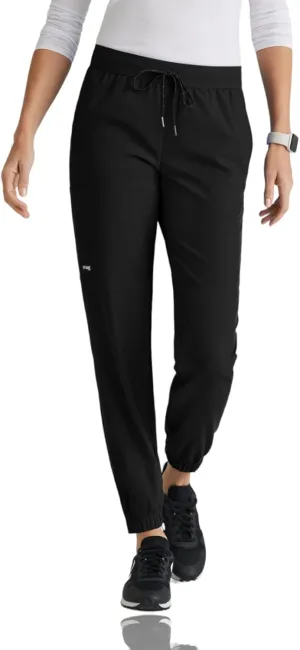 BARCO Grey's Anatomy Spandex Stretch Direct - Dash Scrub Jogger for Women, Elastic Waist Yoga Style Women's Scrub Pant