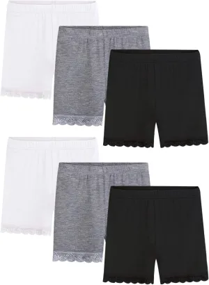 BOOPH Lace Bike Short Girls Dance Undershorts Underwear for Play or Underdress