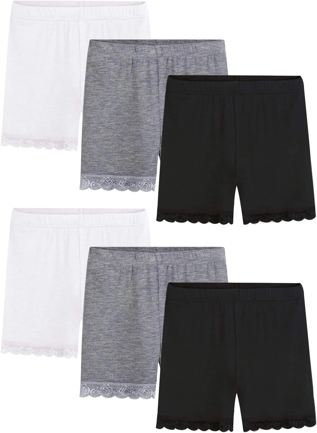 BOOPH Lace Bike Short Girls Dance Undershorts Underwear for Play or Underdress