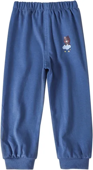 Boy Girl Joggers Sweatpants Kids School Tracksuit Bottoms Trousers Elasticity Adjustable Activewear with Pocket