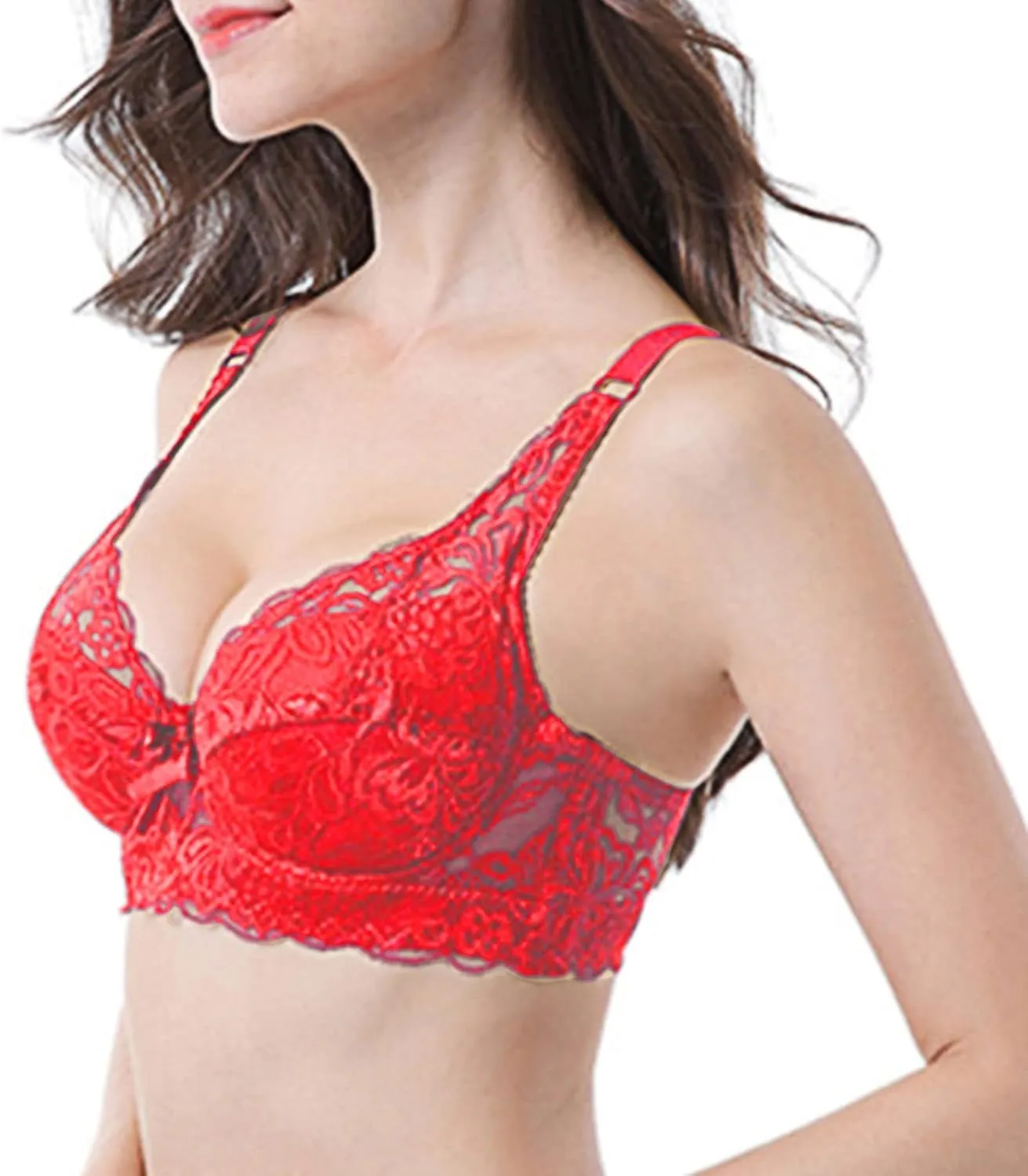 Bra for Women Wireless Bras Running Everyday Bra Padded Stretch Bralettes