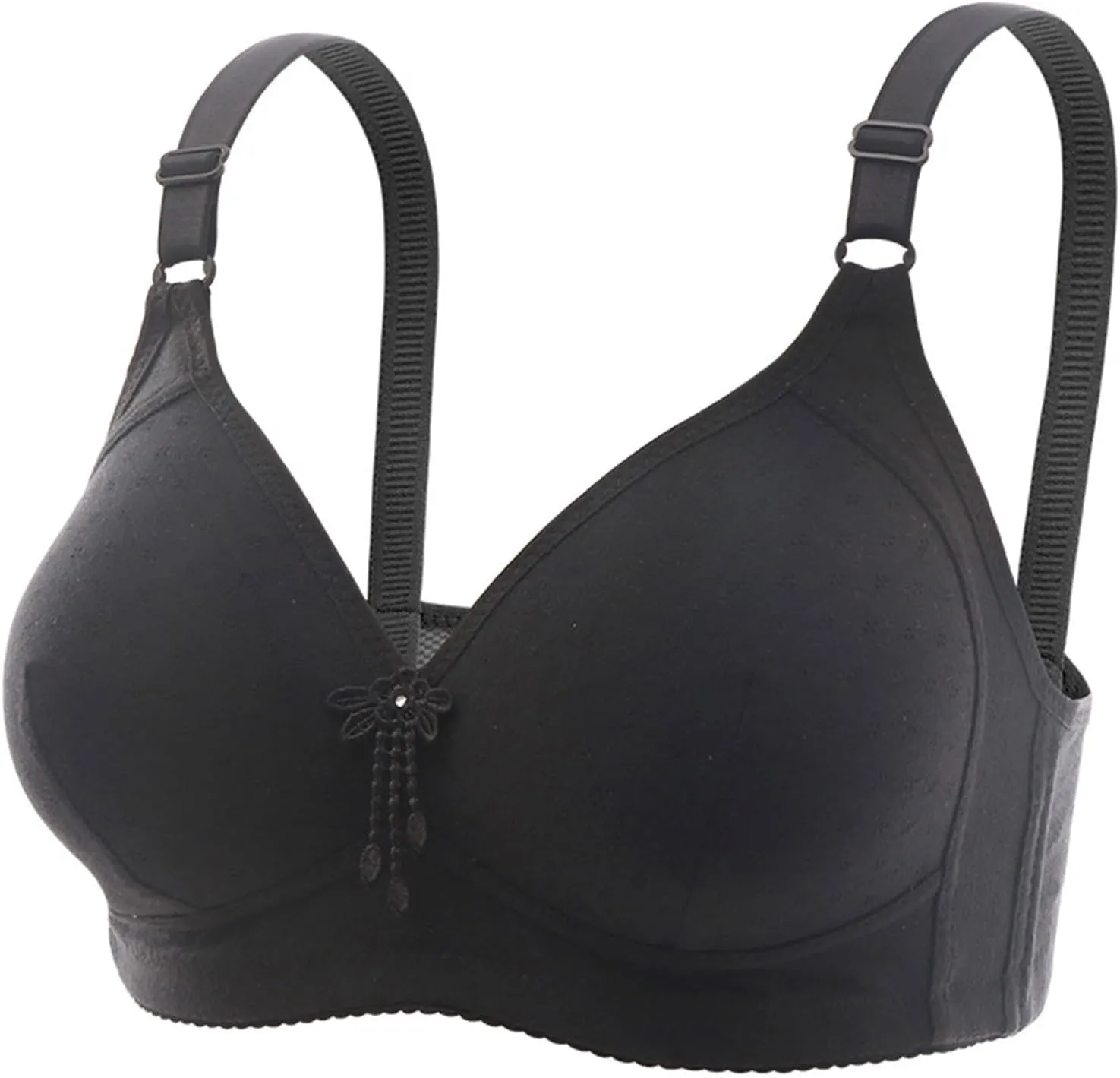 Bras for Women No Underwire Full Coverage Bra Comfortable Seamless Wireless Bras Adjustable Straps Everyday Bra