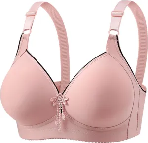 Bras for Women No Underwire Full Coverage Bra Comfortable Seamless Wireless Bras Adjustable Straps Everyday Bra