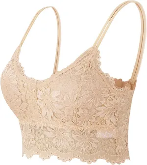 Bras for Women Wirefree Bras Adjustable Straps Everyday Bra Padded Stretch Bra