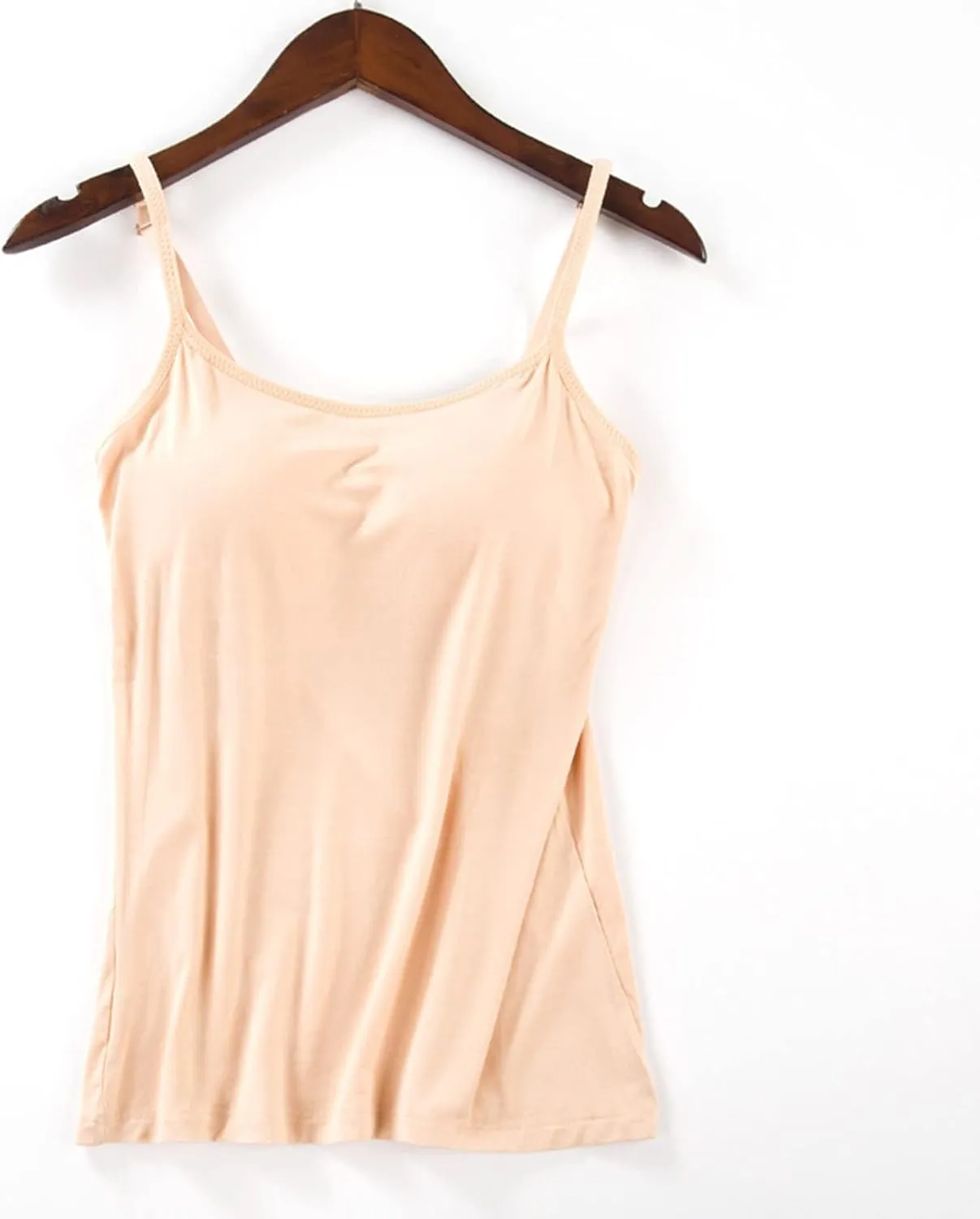 Camisole Tops for Women Built in Bra Spaghetti Strap Shelf Bra Tank Tops Sports Yoga Plus Size Underwear Camisoles