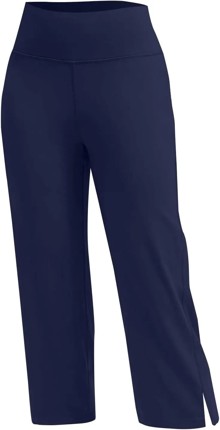 Capri Yoga Pants for Women Dressy Casual Soft High Waisted Tummy Control Wide Leggings Workout with Pockets