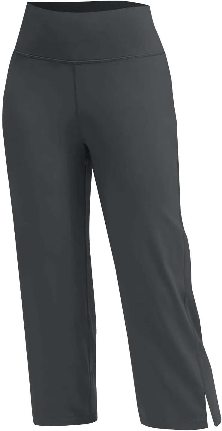 Capri Yoga Pants for Women Dressy Casual Soft High Waisted Tummy Control Wide Leggings Workout with Pockets