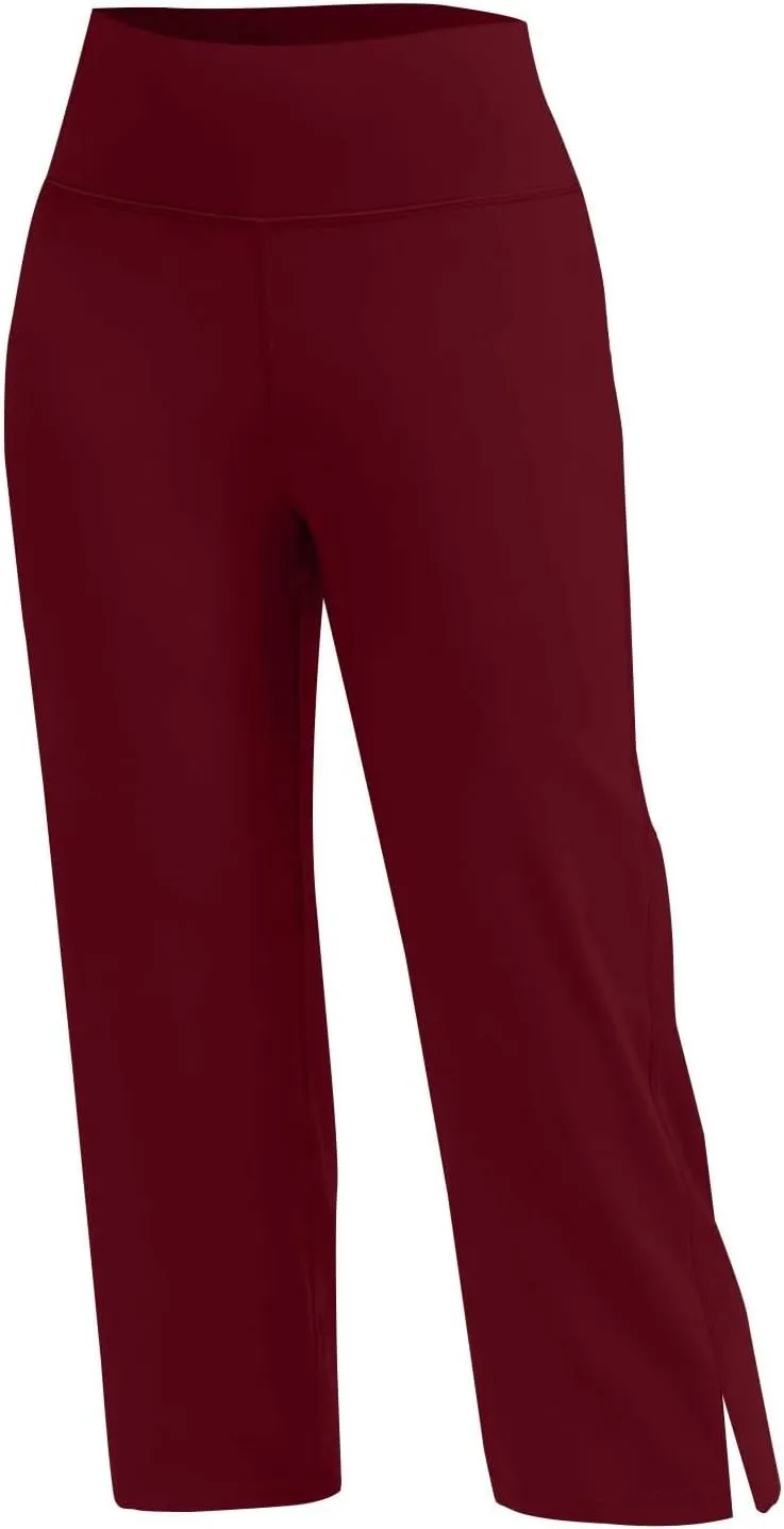 Capri Yoga Pants for Women Dressy Casual Soft High Waisted Tummy Control Wide Leggings Workout with Pockets
