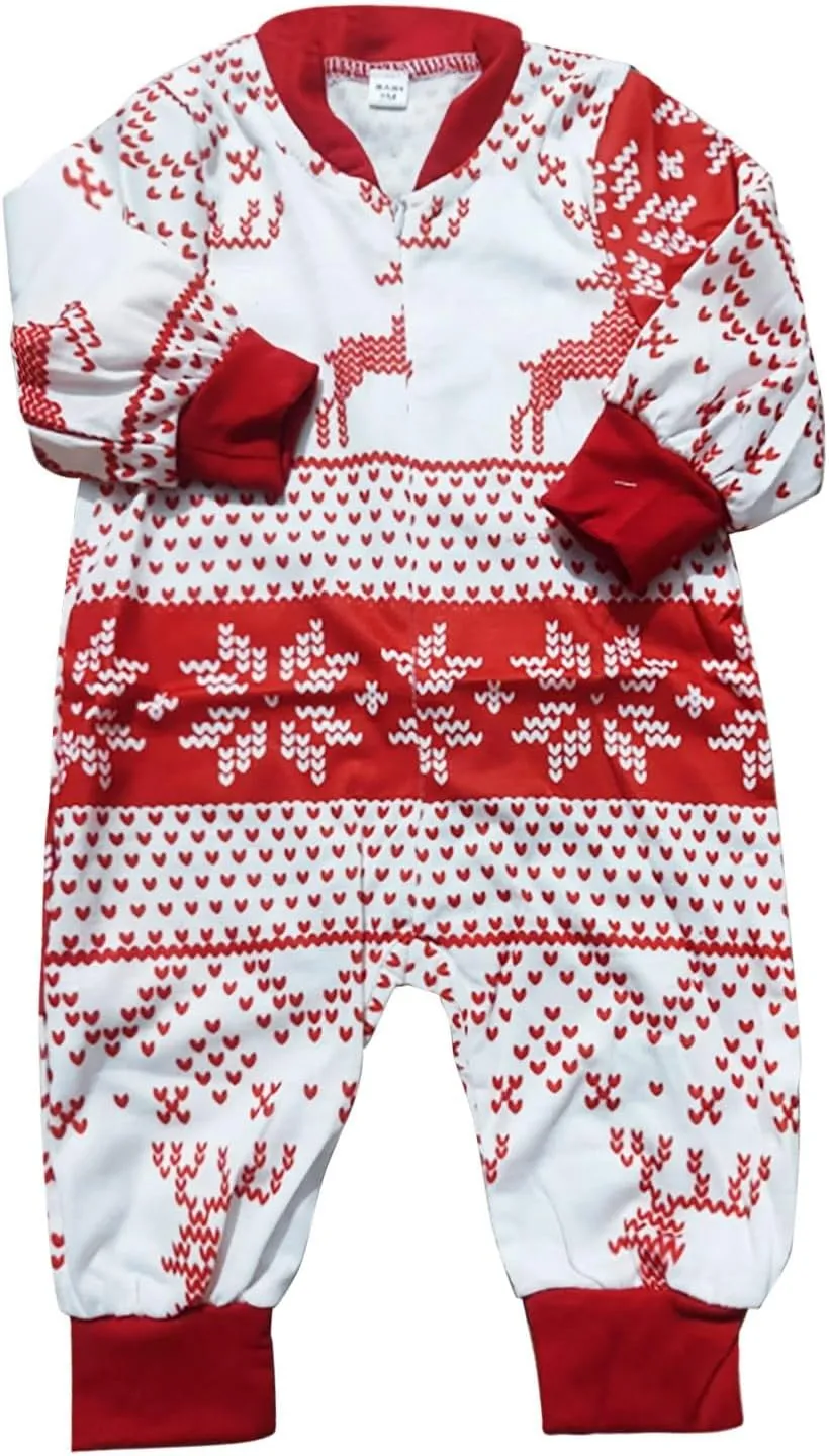 Christmas Pajamas,Family Christmas Pjs Matching Sets Holiday Jammies Letter Print Top and Plaid Pants Xmas Sleepwear