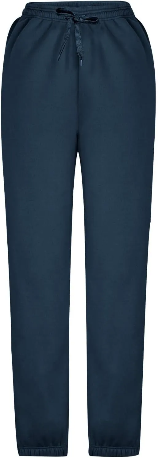Cinch Bottom Sweatpants for Women Casual High Waisted Athletic Jogger Pants Baggy Workout Lounge Trousers with Pockets