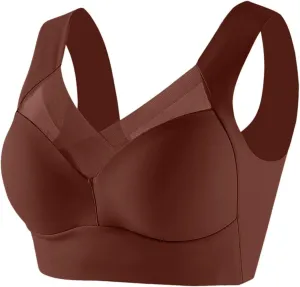 Comfort Wireless Bras for Women Push Up No Underwire Seamless Everyday Wear Bra Full Support Soft Bras Plus Size