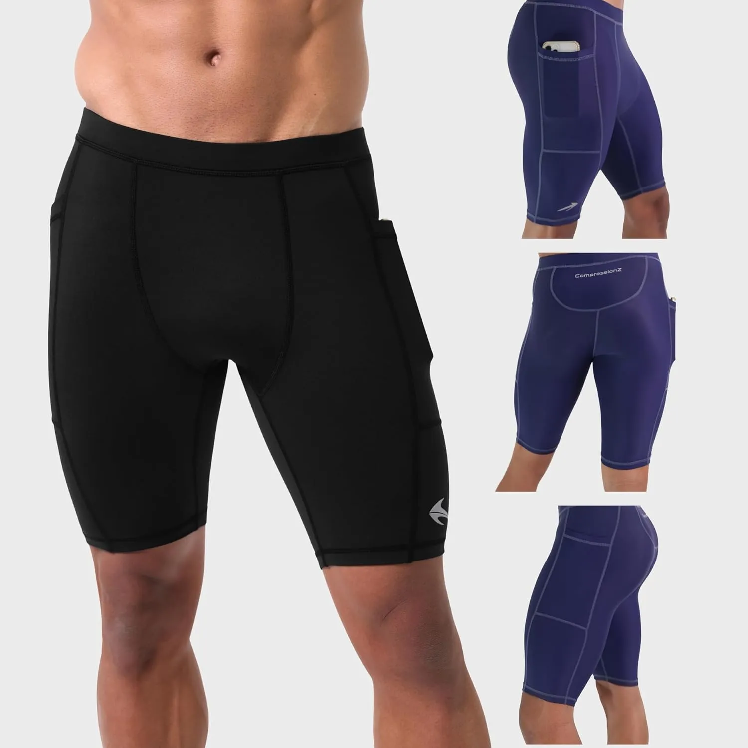 Compression Shorts Men for Biking, Running | Athletic Mens Underwear for Workout