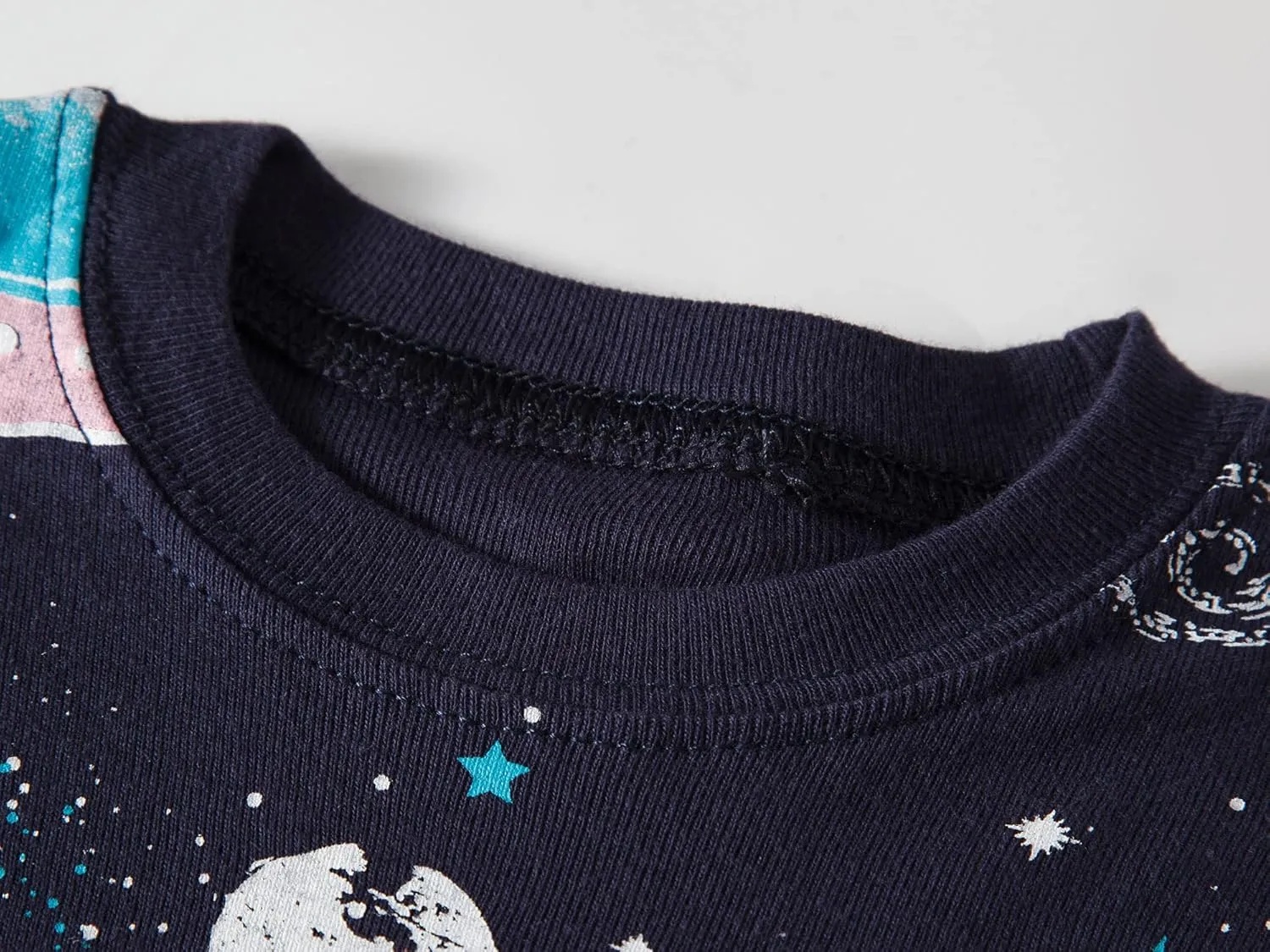 Dolphin&Fish Boys and Girls Soft Pajamas 100% Cotton Toddler Pjs Long Sleeve Kid Sleepwear Sets