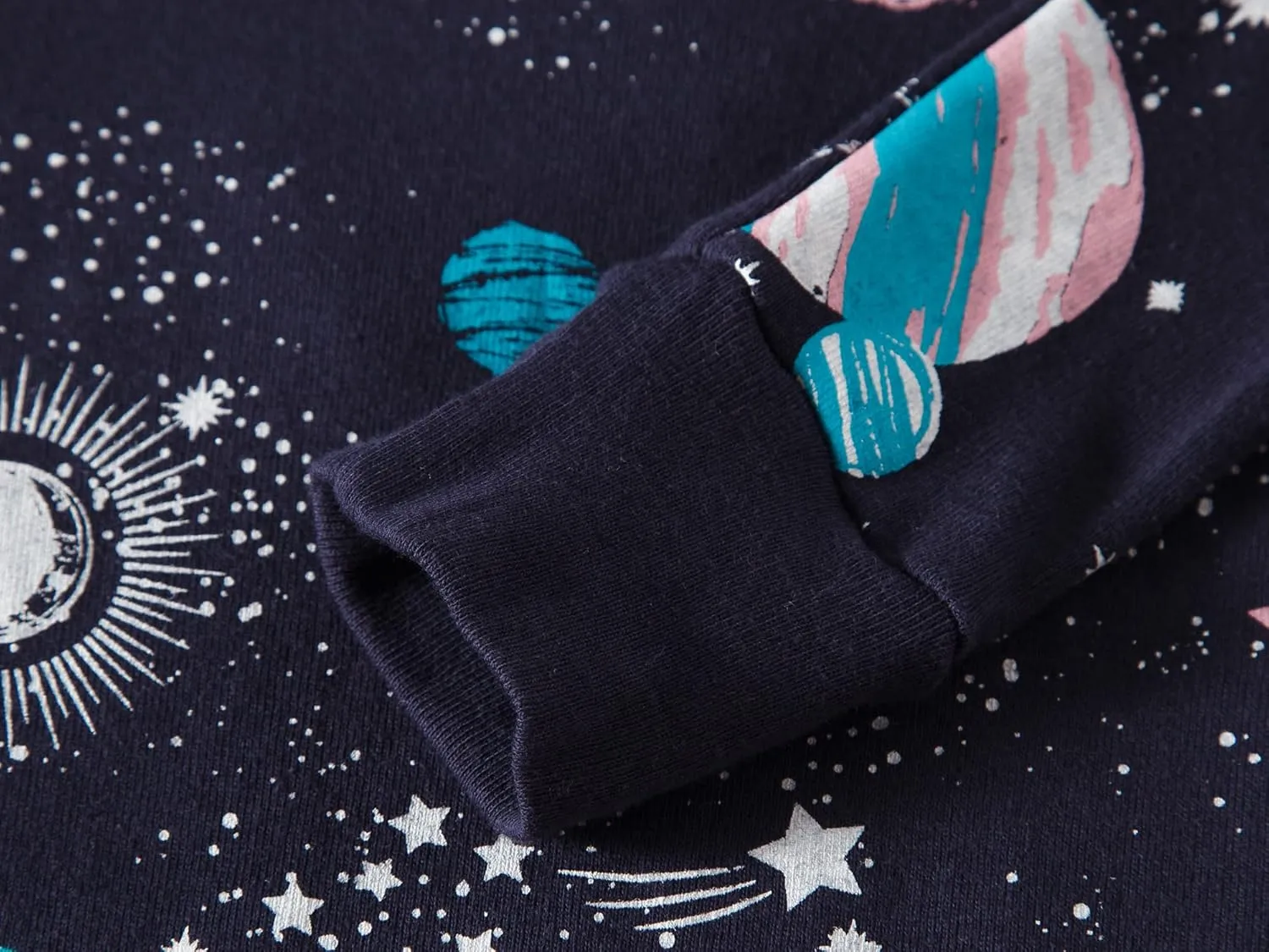 Dolphin&Fish Boys and Girls Soft Pajamas 100% Cotton Toddler Pjs Long Sleeve Kid Sleepwear Sets