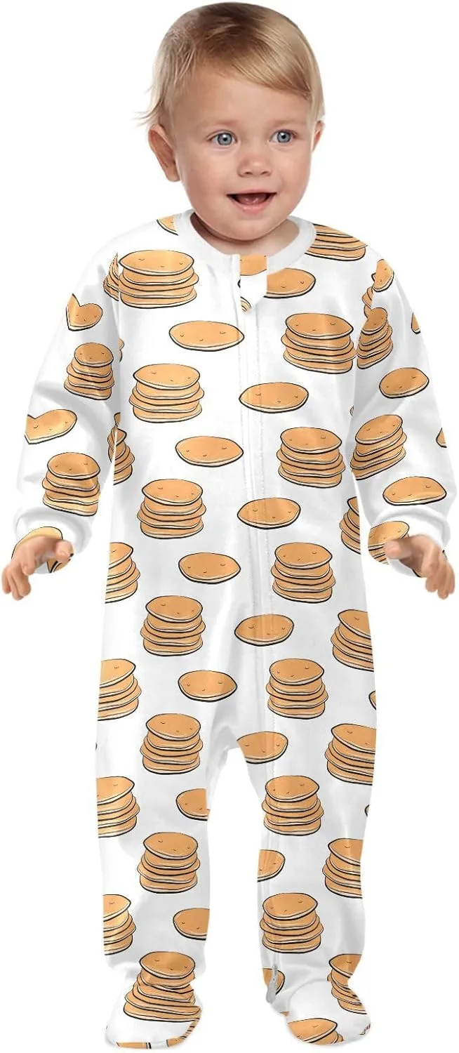 Dussdil Baby One-Piece Footies Newborn Rompers Pajamas Cotton Footed Pjs for Sleep Play Boys Girls
