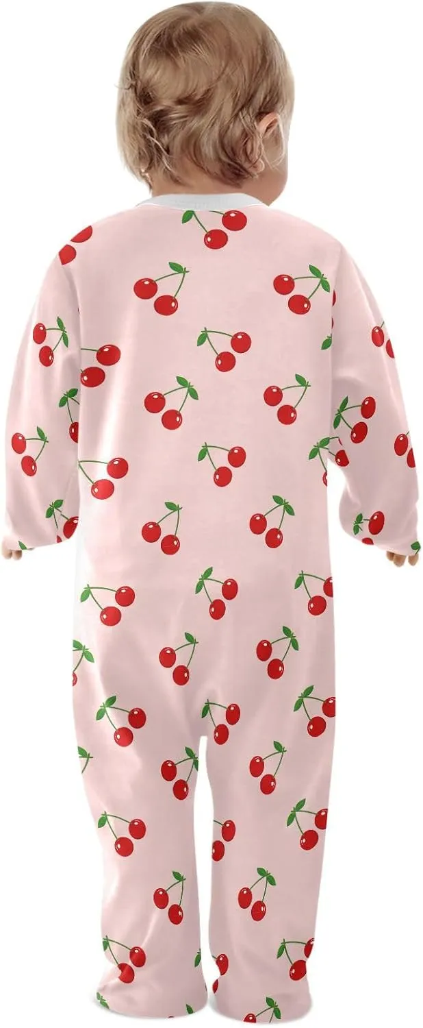 Dussdil Baby One-Piece Footies Newborn Rompers Pajamas Cotton Footed Pjs for Sleep Play Boys Girls