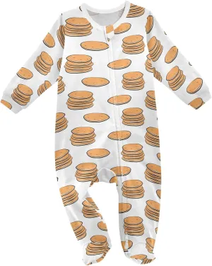 Dussdil Baby One-Piece Footies Newborn Rompers Pajamas Cotton Footed Pjs for Sleep Play Boys Girls