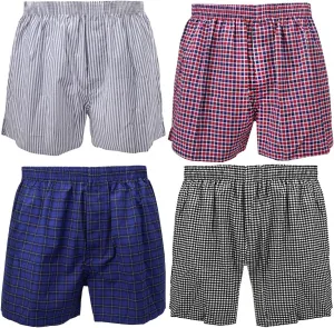 Falari 4-Pack Kids Boy Boxer Underwear Cotton Assorted Color