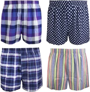 Falari 4-Pack Kids Boy Boxer Underwear Cotton Assorted Color