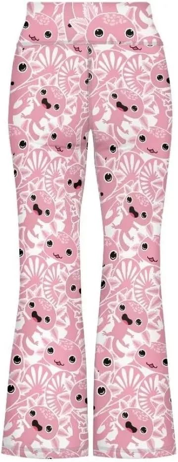 Girls Flare Leggings 5-14T Cute Bell Bottoms for Girl Yoga Pants for Gym