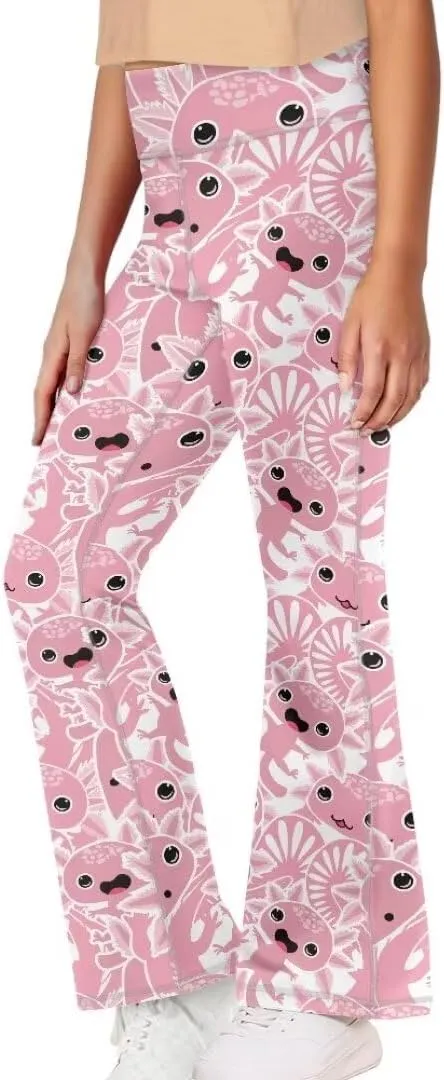 Girls Flare Leggings 5-14T Cute Bell Bottoms for Girl Yoga Pants for Gym
