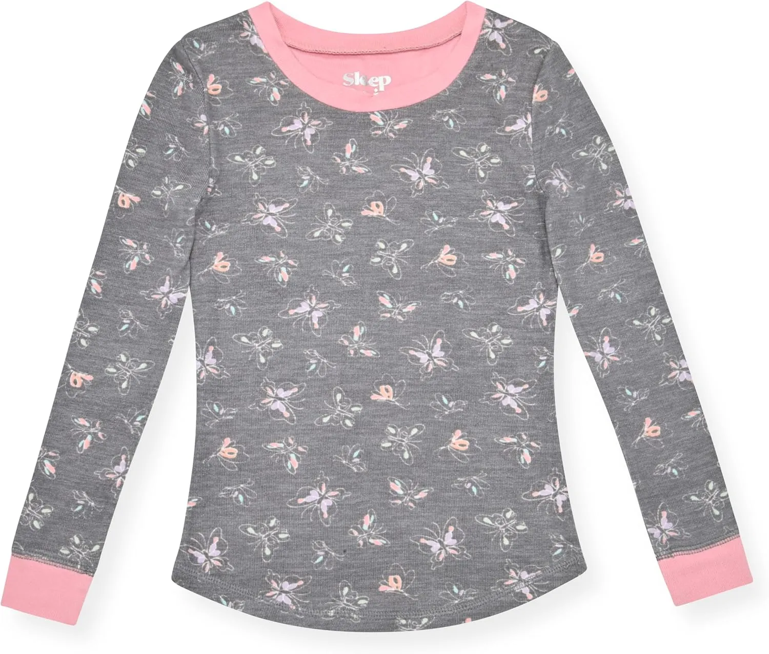 Girls’ Pajama Sets Multipack Snug Fit Soft Long Sleeve Pajama Tops & Sleepwear Pants