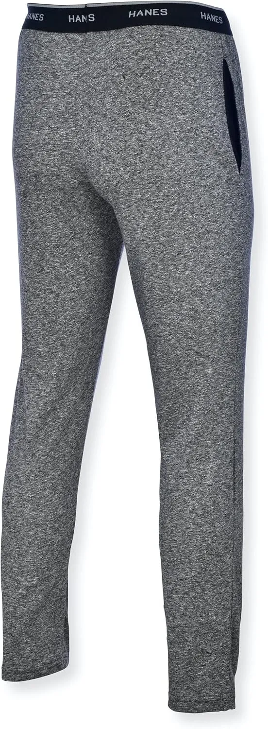 Hanes Men's Knit Pant with Elastic Waistband