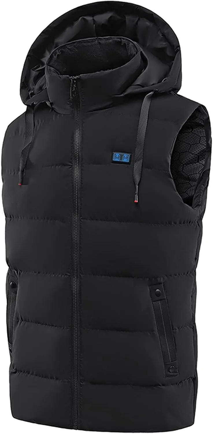 Heated Vest For Men and Women Lightweight Unisex Heating Vest Winter Warm Outdoor USB Charging Electric Heating Vest