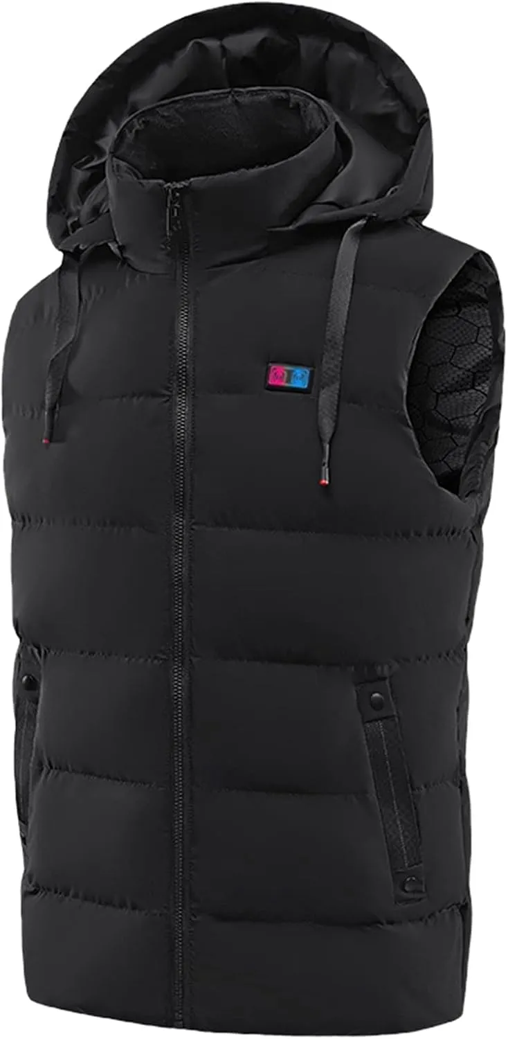 Heated Vest For Men and Women Lightweight Unisex Heating Vest Winter Warm Outdoor USB Charging Electric Heating Vest
