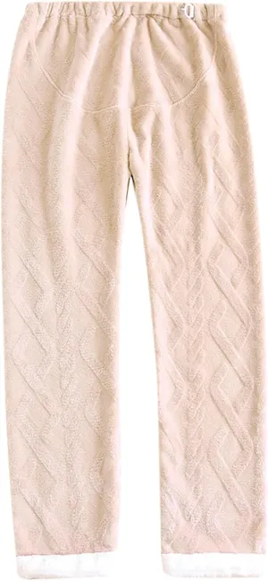 HGps8w Women's Adjustable Soft Flannel Pajama Pants Fleece Fuzzy Winter Warm Lounge Pants Comfy Pajama Bottoms Sleepwear