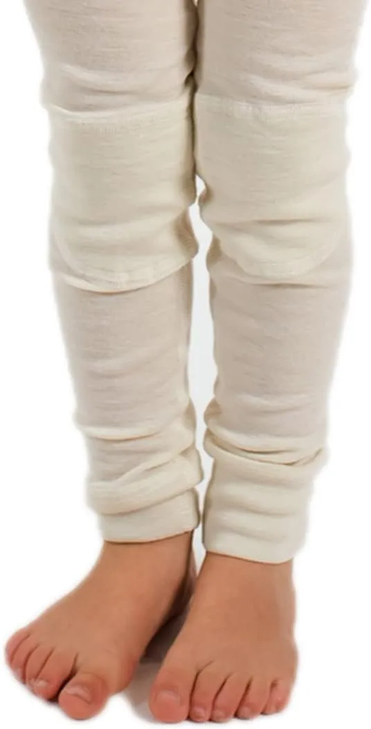 Hocosa Little Kids Organic Wool Long-Underwear Pants